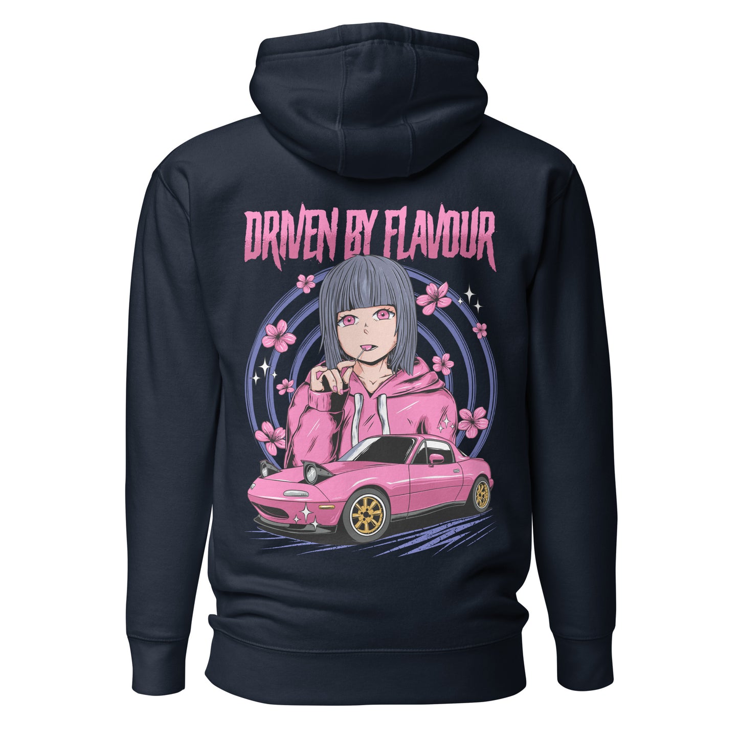 Driven by Flavor Mazda & Anime Fusion Hoodie