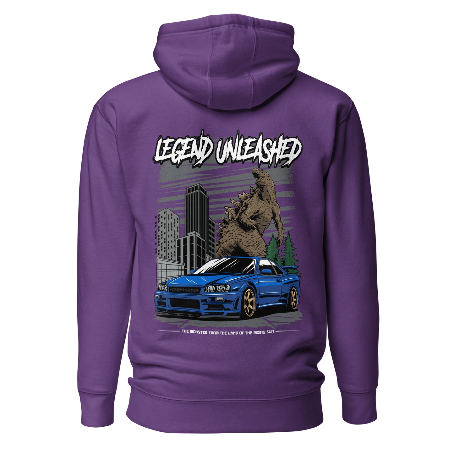 Legend Unleashed Nissan GT-R & Godzilla Hoodie