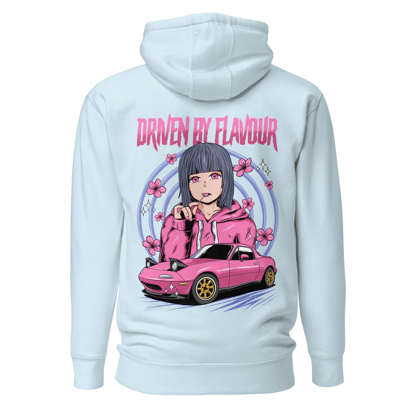 Driven by Flavor Mazda & Anime Fusion Hoodie