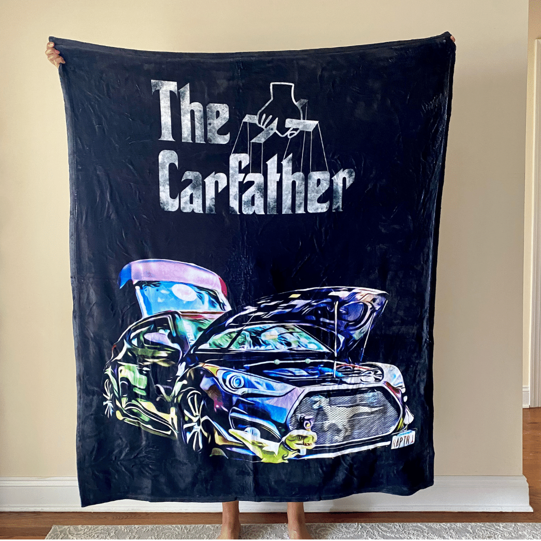 Carfather Custom Car Fleece Blanket