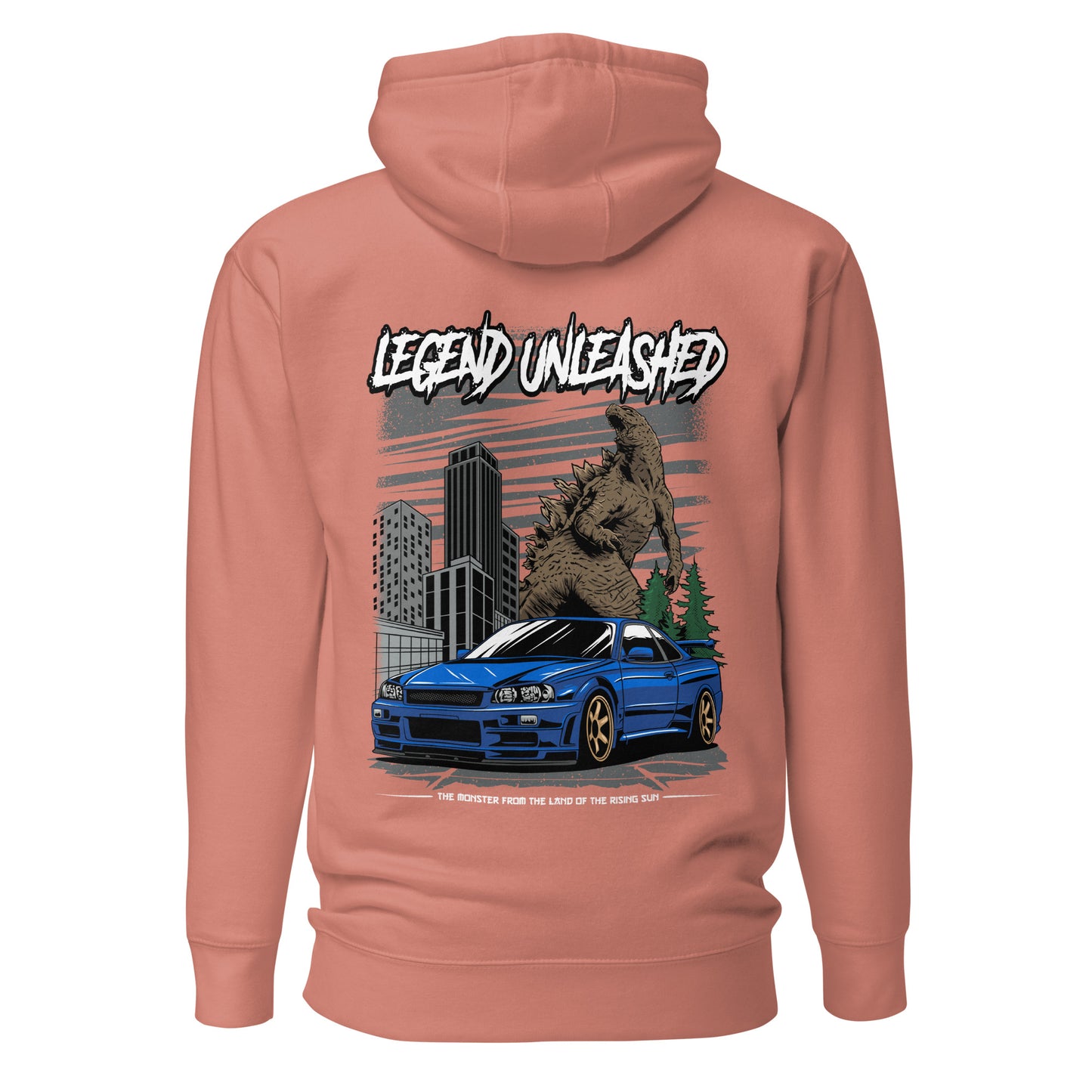 Legend Unleashed Nissan GT-R & Godzilla Hoodie