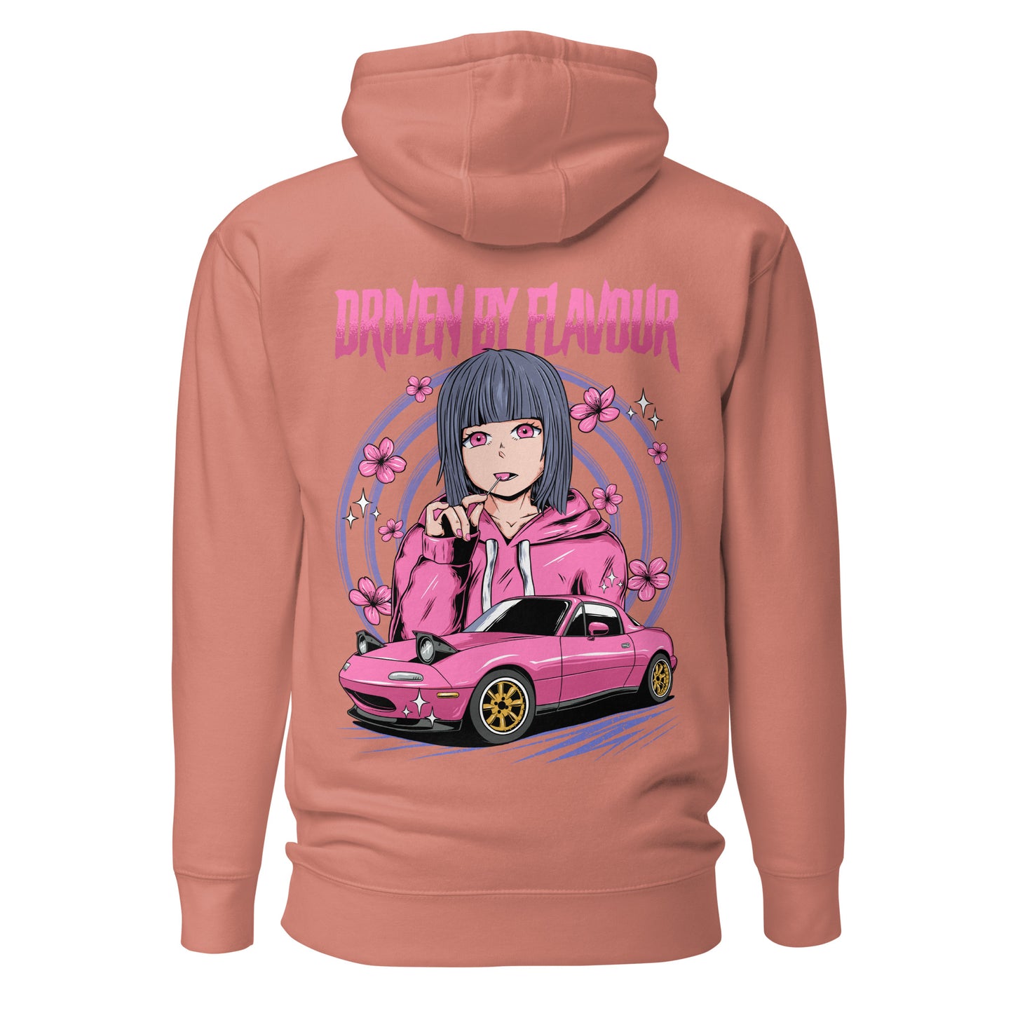 Driven by Flavor Mazda & Anime Fusion Hoodie