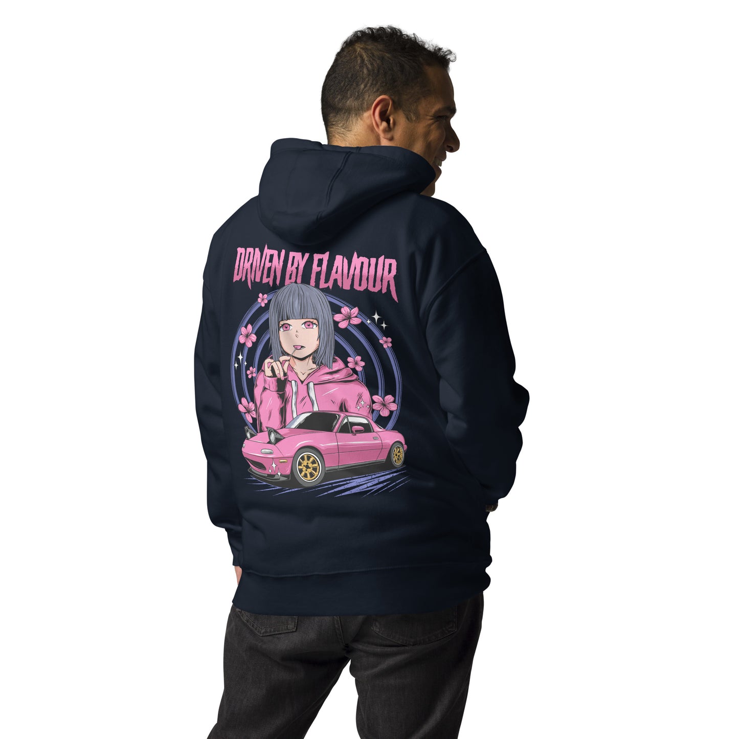 Driven by Flavor Mazda & Anime Fusion Hoodie