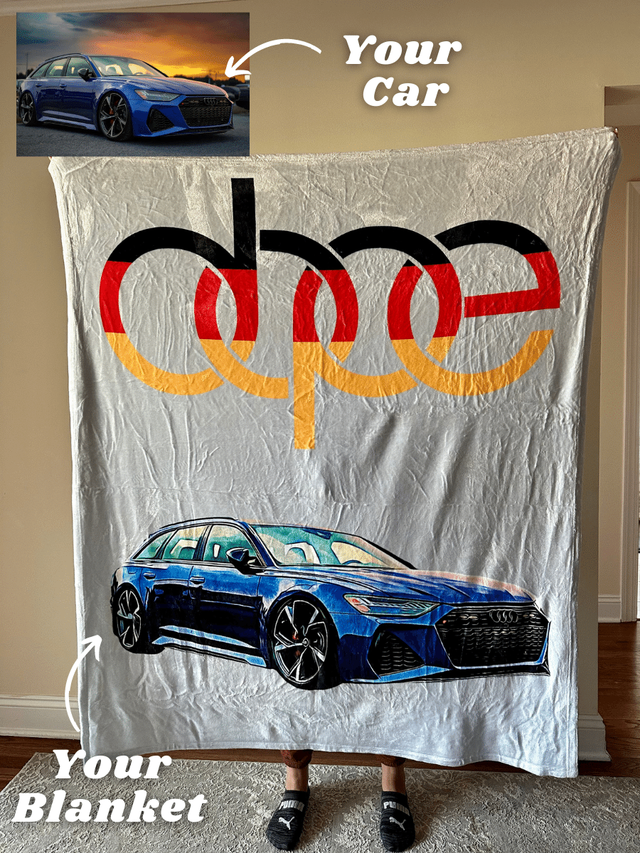 Dope Custom Car Fleece Blanket