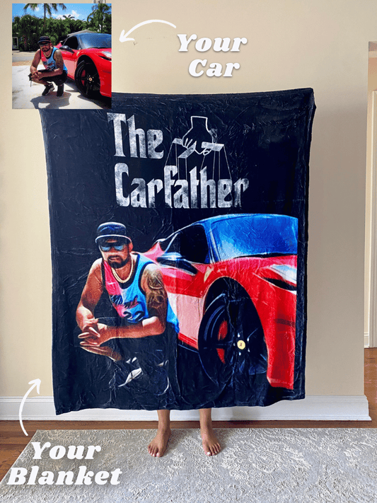 Carfather Custom Car Fleece Blanket