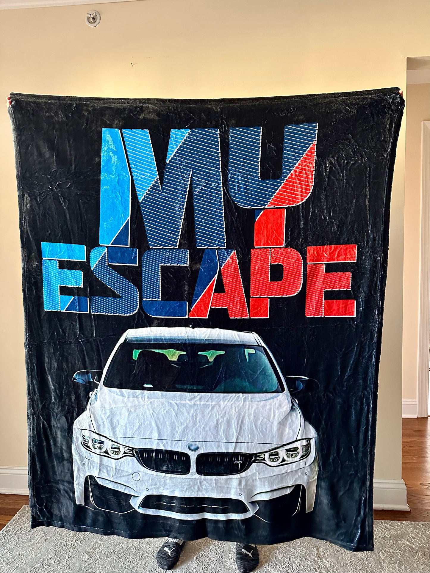My Escape Custom Car Fleece Blanket